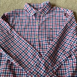 Vineyard Vines Plaid Long Sleeve Button Down